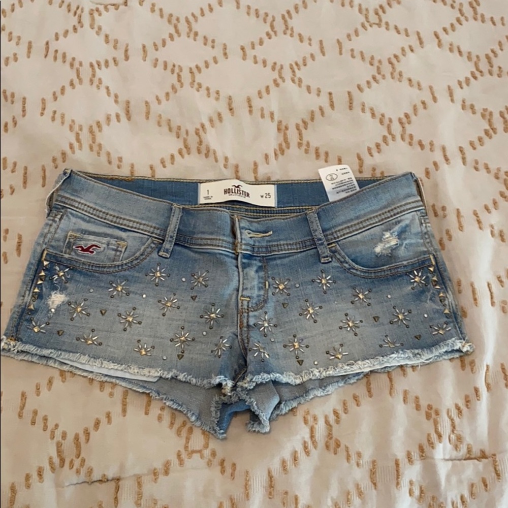 Beaded jean Hollister shorts